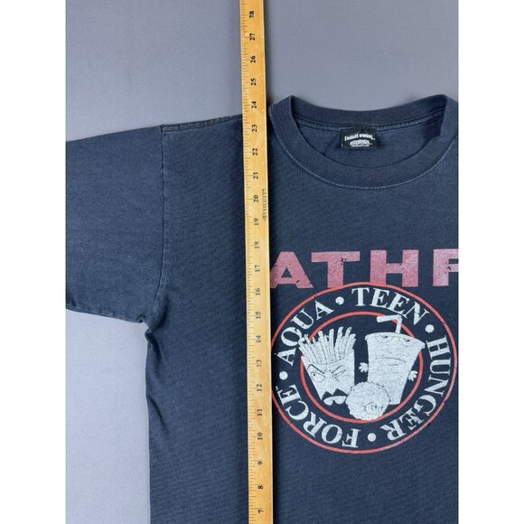 Rare Vintage Y2K Aqua Teen Hunger Force Cartoon Network Adult Swim Black Promo - Picture 7 of 7